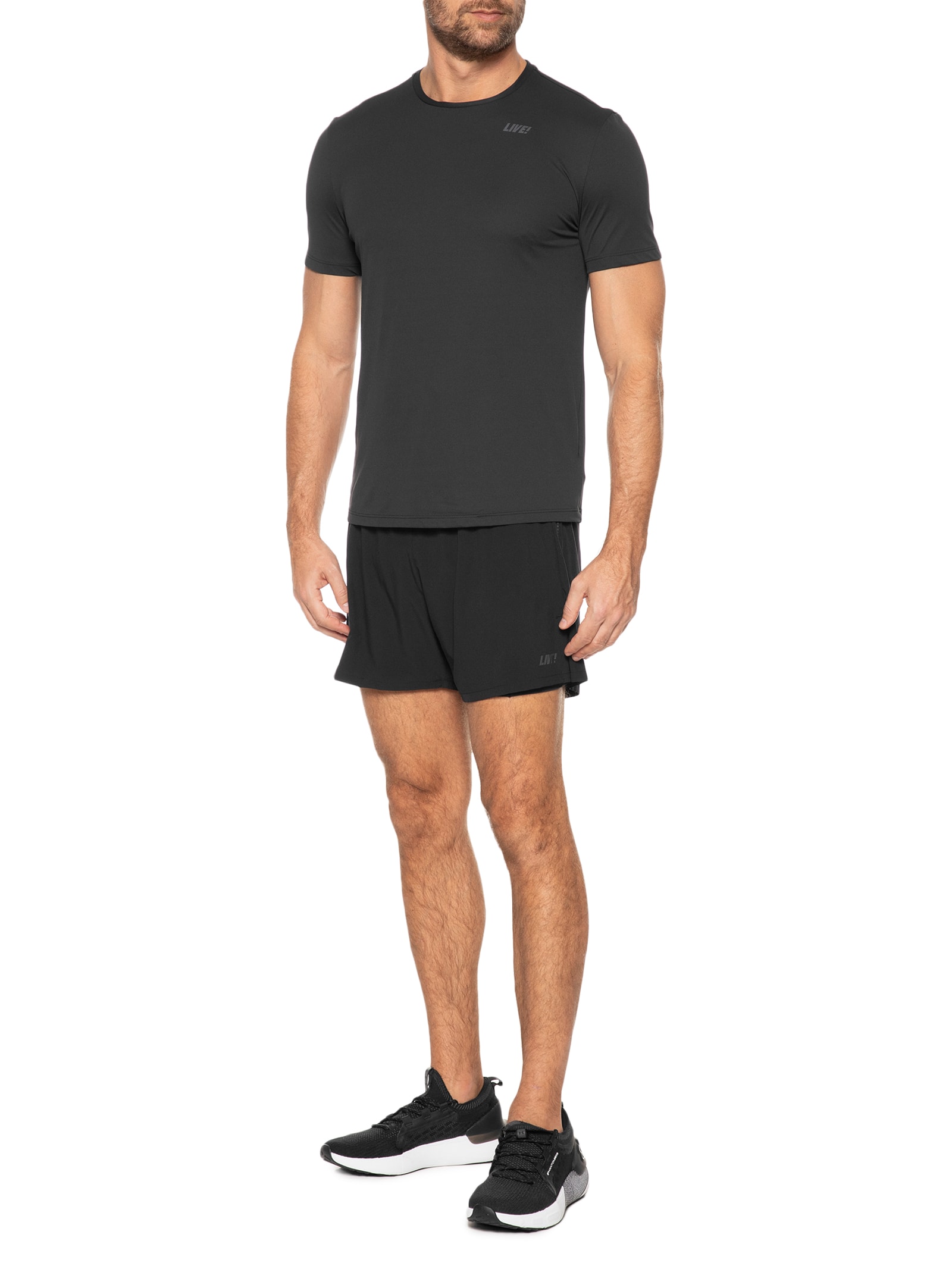 Camiseta Masculina Comfy Bio Stretch Men Preto Live!