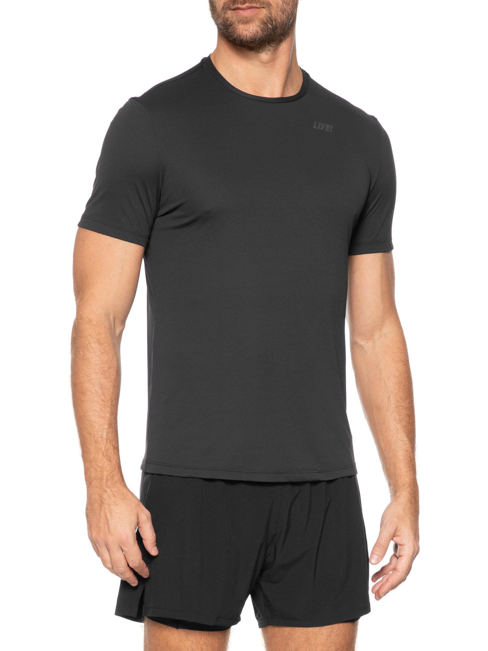Camiseta Masculina Comfy Bio Stretch Men Preto Live!