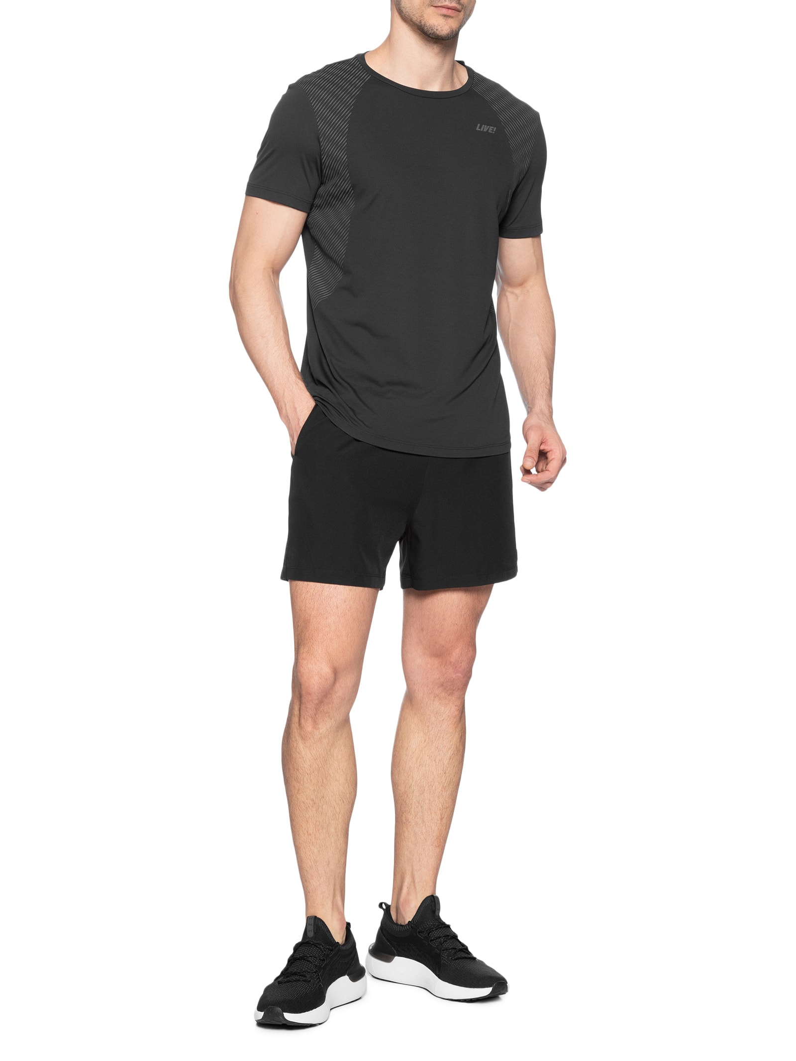 Camiseta Masculina Comfy Line Link Men Preto Live!