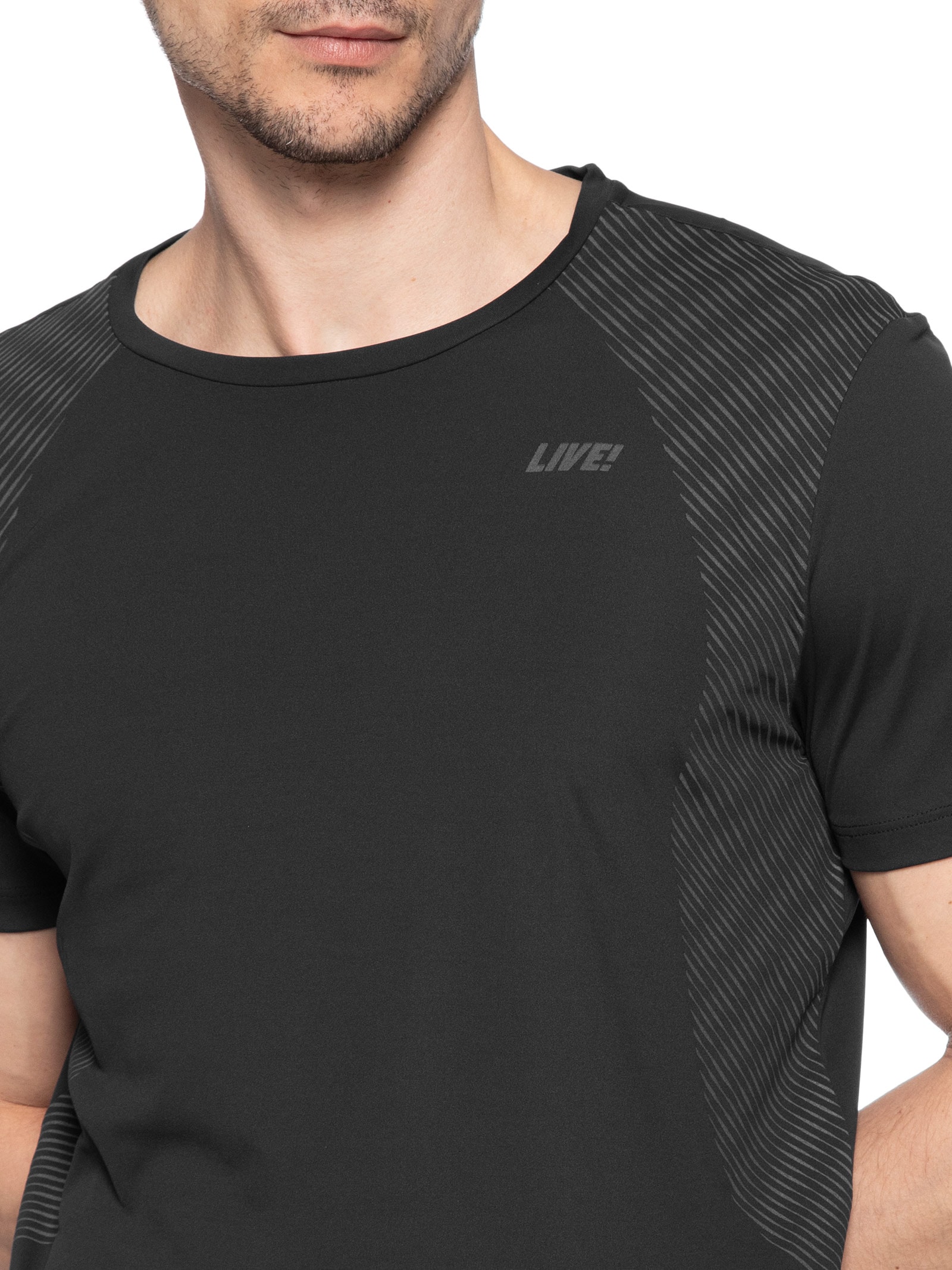 Camiseta Masculina Comfy Line Link Men Preto Live!