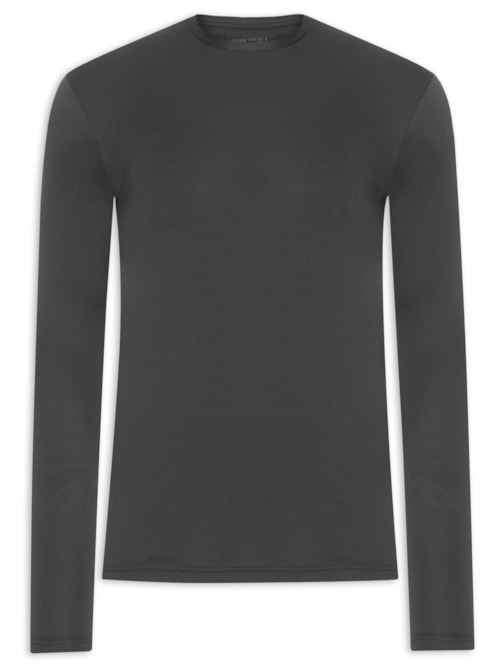 Camiseta Masculina Comfy Manga Longa Bio Men – Preto