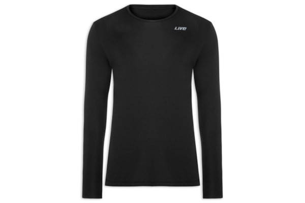 Camiseta Masculina Comfy Manga Longa Co2 Men - Preto