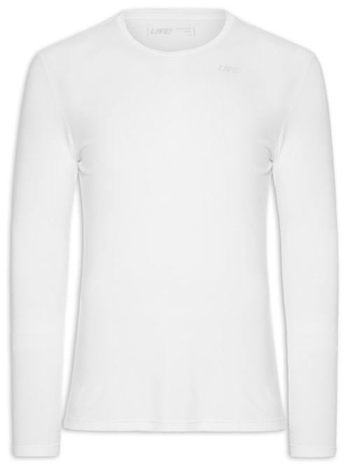 Camiseta Masculina Comfy Manga Longa Link Co2 Men – Branco
