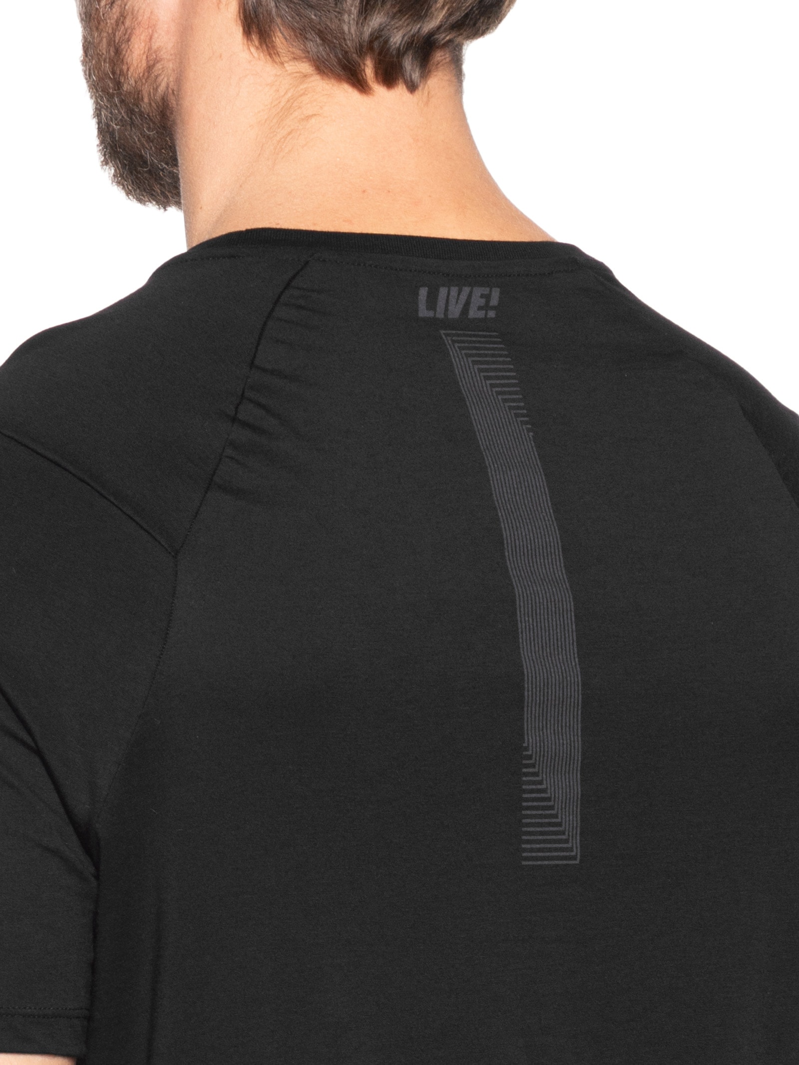Camiseta Masculina Comfy Soft Pima Men Mistery Preto Live!
