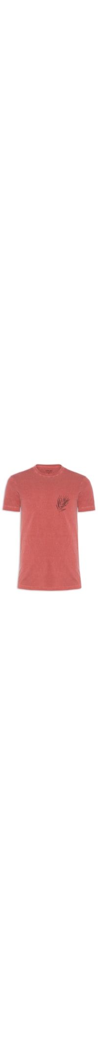 Camiseta Masculina Coqueiro - Vermelho