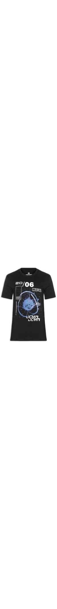 Camiseta Masculina Cosmos - Preto
