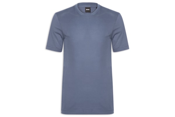 Camiseta Masculina Cotton Blend Bubble-Jacquard Tiburt 240 - Azul