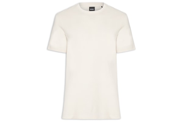 Camiseta Masculina Cotton Blend Bubble-Jacquard Tiburt 240 - Branco