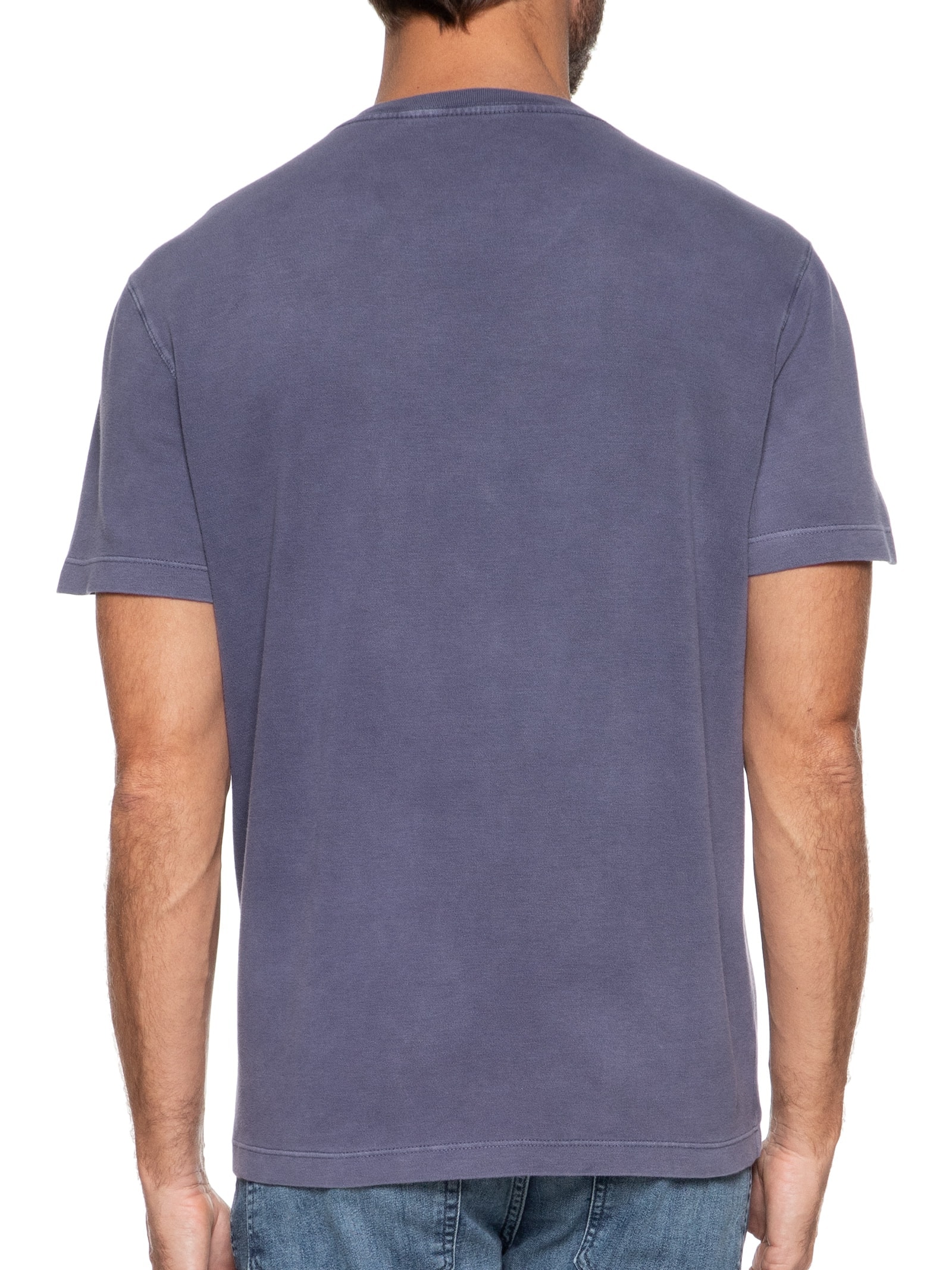 Camiseta Masculina Cotton Carmel Marble Class Roxo Ellus
