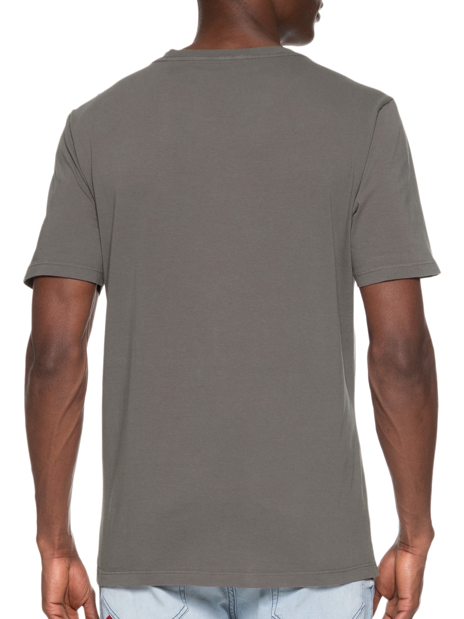 Camiseta Masculina Cotton Fine Aquarela Class Cinza Ellus