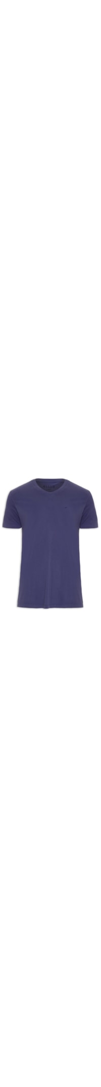 Camiseta Masculina Cotton Fine Easa Classic - Azul