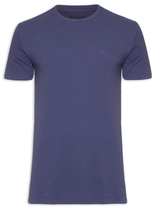Camiseta Masculina Cotton Fine Easa Classic Manga Curta – Azul