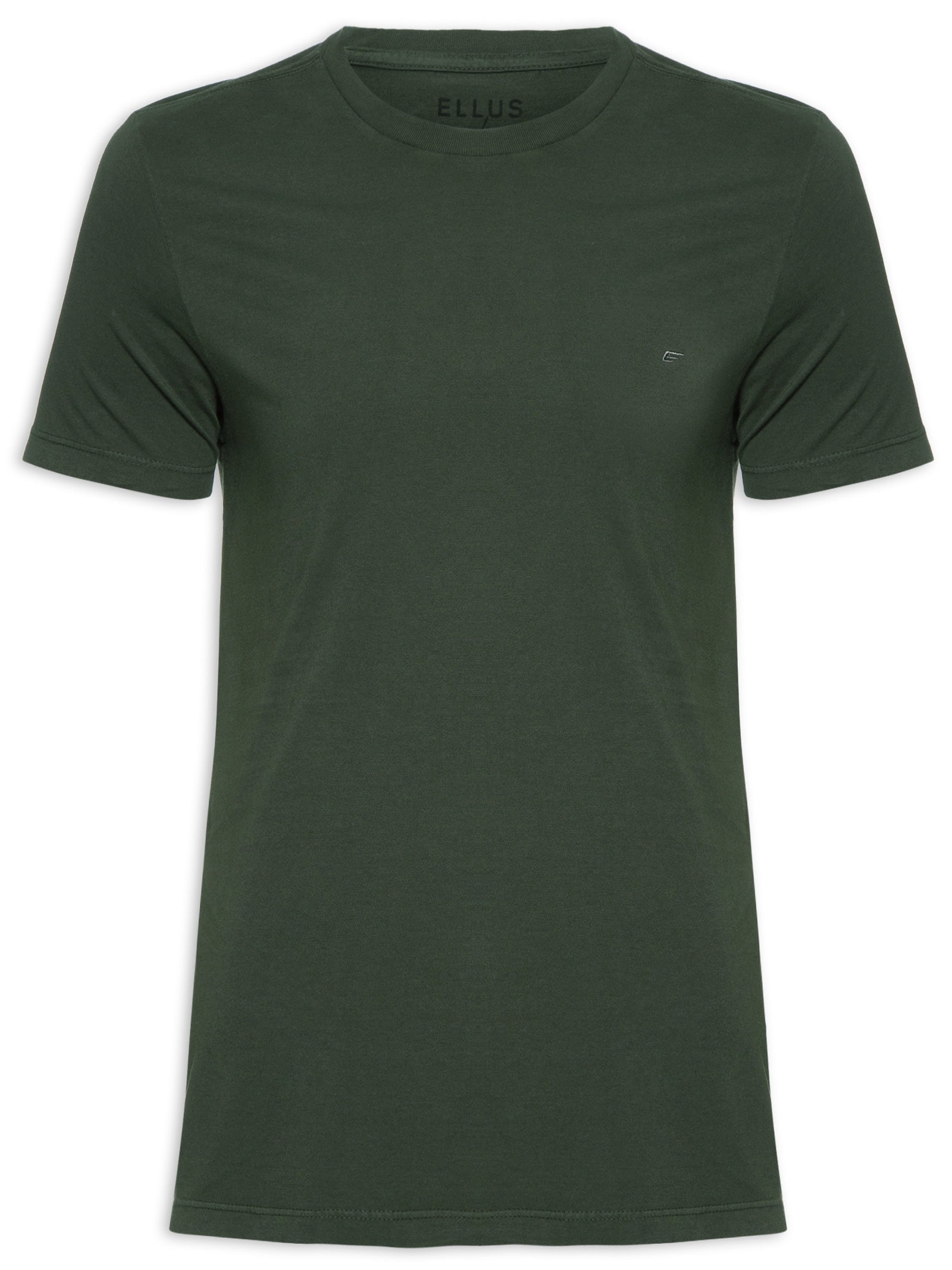 Camiseta Masculina Cotton Fine Easa Classic Verde Ellus