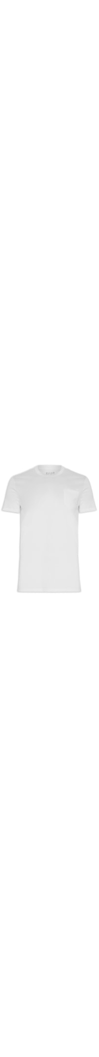 Camiseta Masculina Cotton Fine Easa Pocket Classic - Branco
