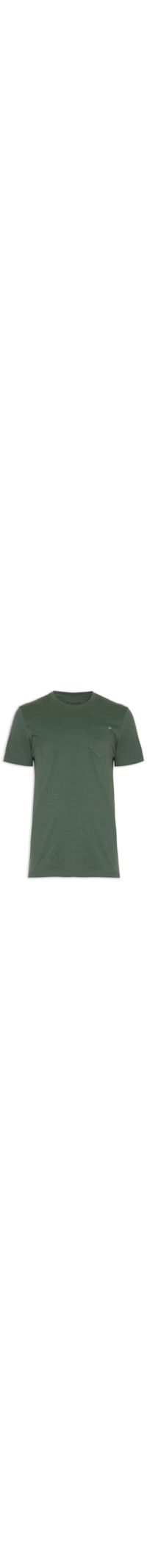 Camiseta Masculina Cotton Fine Easa Pocket Classic - Verde