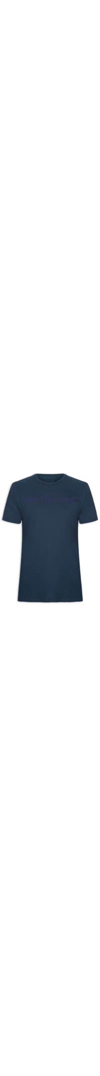 Camiseta Masculina Cotton Fine Ellus Orig Classic - Azul