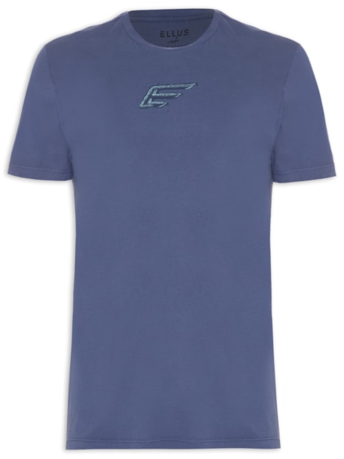 Camiseta Masculina Cotton Fine Paint Classic Manga Curta – Azul