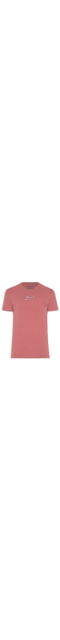 Camiseta Masculina Cotton Fine Paint Classic Manga Curta - Rosa