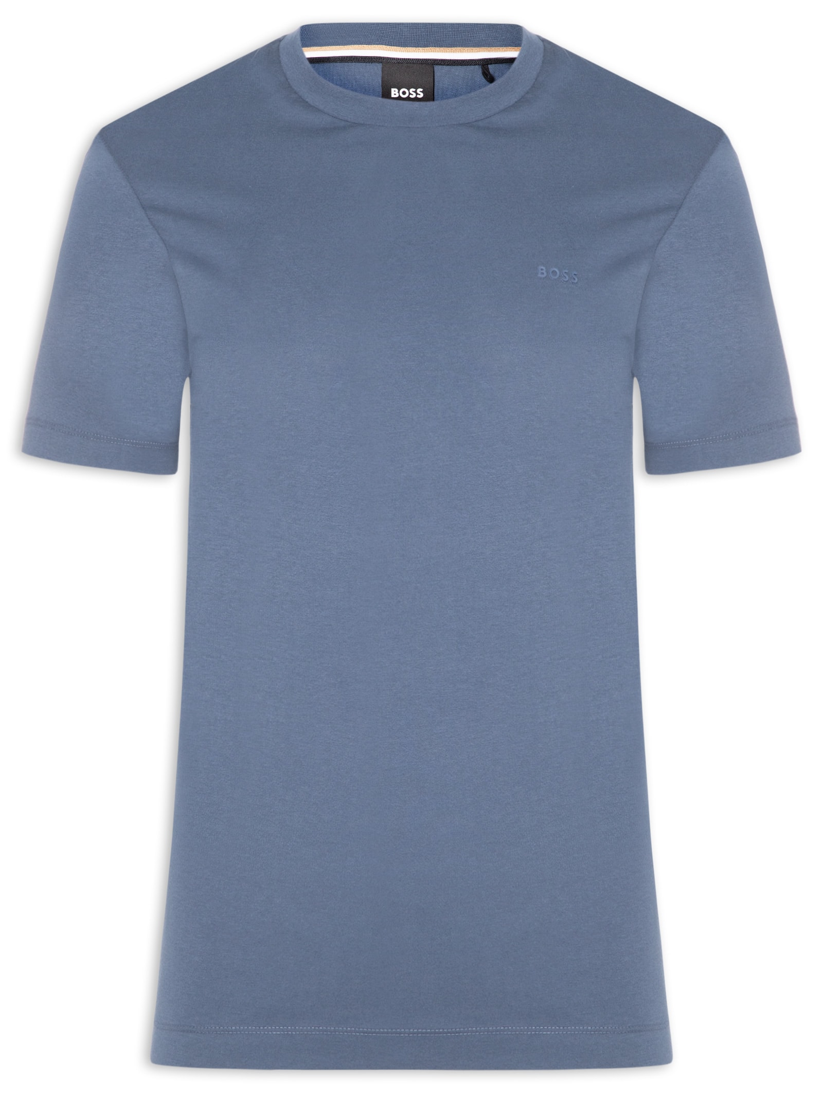 Camiseta Masculina Cotton Jersey Crew Neck Thompson 01 Azul Boss