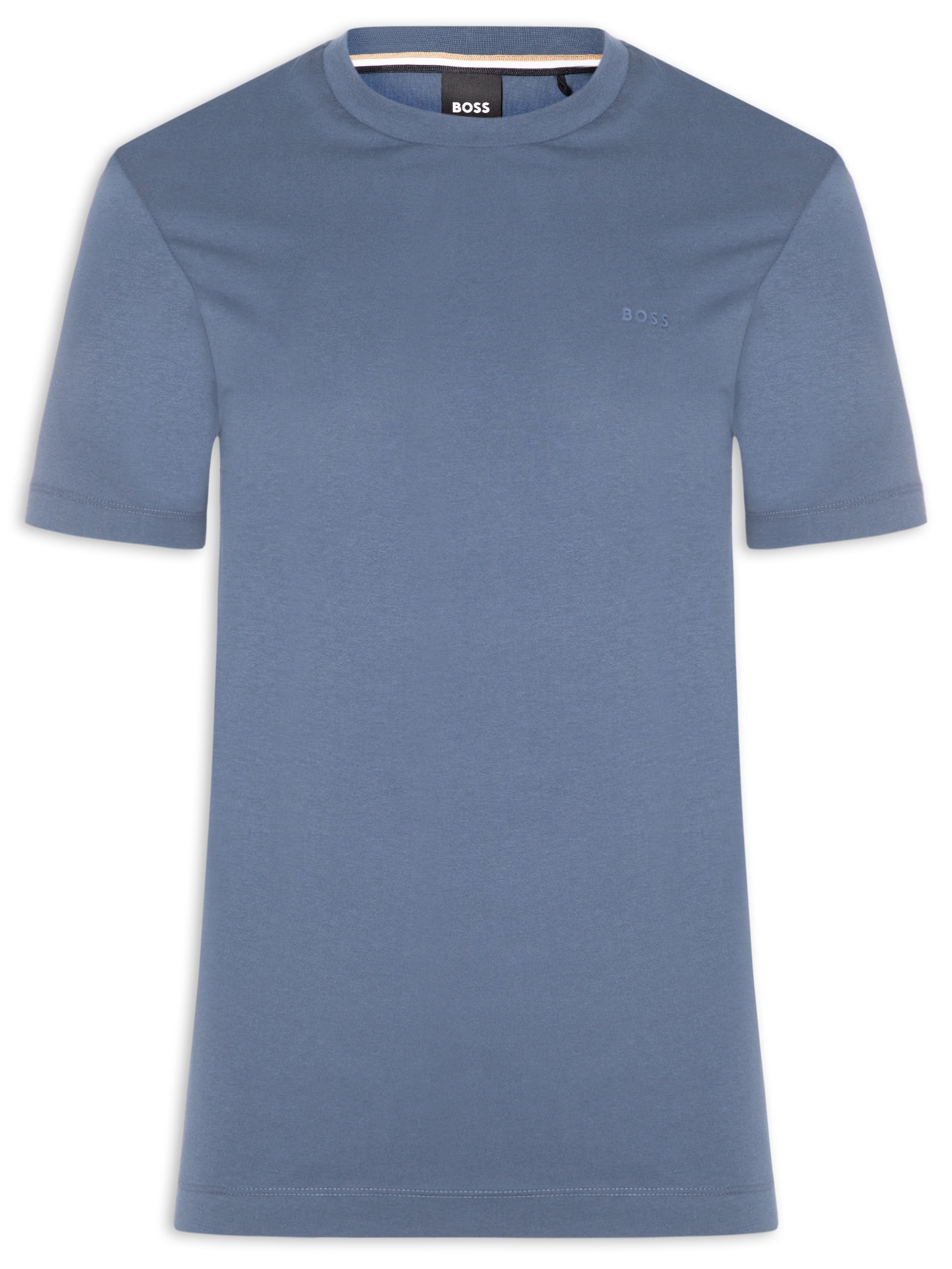 Camiseta Masculina Cotton Jersey Crew Neck Thompson 01 Azul Boss