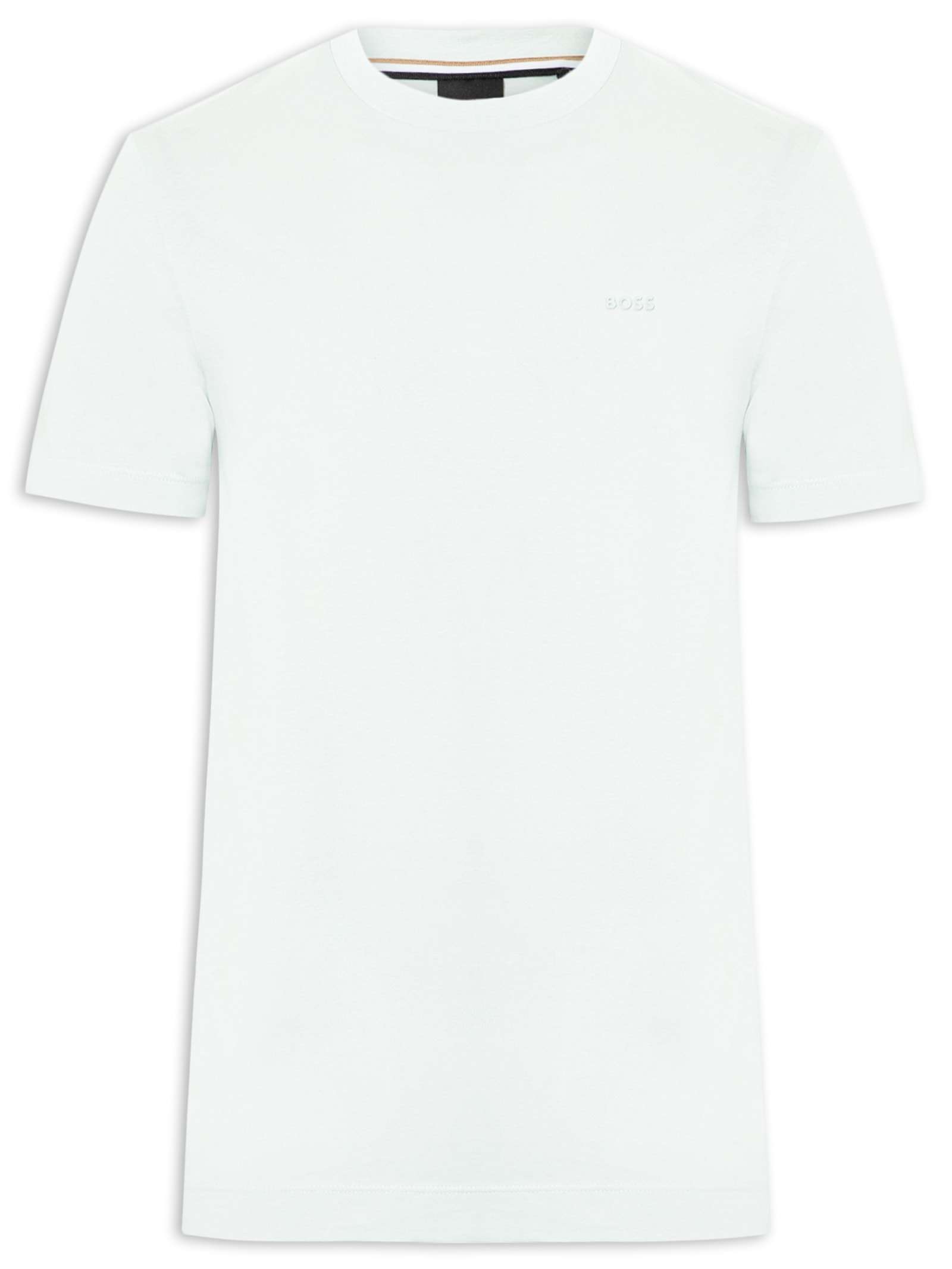 Camiseta Masculina Cotton Jersey Crew Neck Thompson Verde Claro Boss