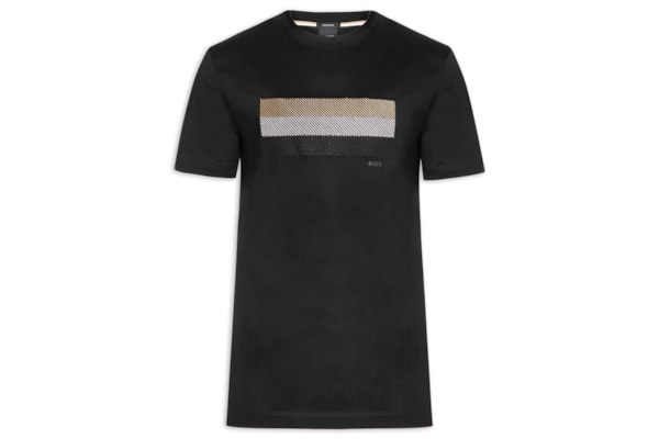 Camiseta Masculina Cotton Jersey Stripe Artwork C-Taut 10 - Preto
