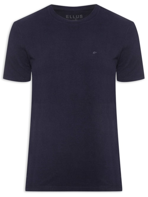Camiseta Masculina Cotton Melange Easa Classic Manga Curta – Azul