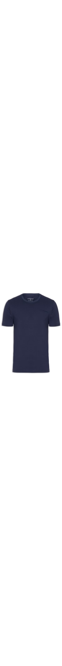 Camiseta Masculina Cotton Premium Decote Careca - Azul