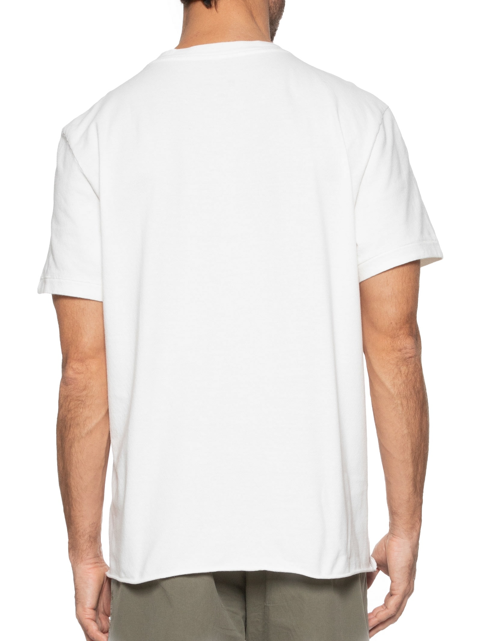 Camiseta Masculina Cotton Trace Manga Curta Branco Osklen