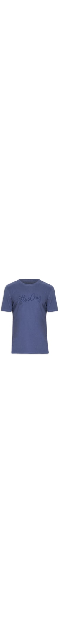 Camiseta Masculina Cotton Washed Ellus Orig - Azul