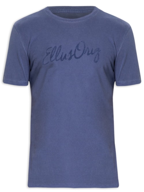 Camiseta Masculina Cotton Washed Ellus Orig – Azul