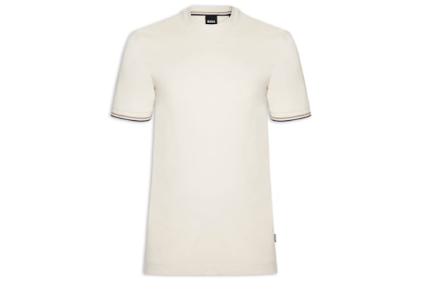 Camiseta Masculina Crew Neck Thompson 04 - Branco