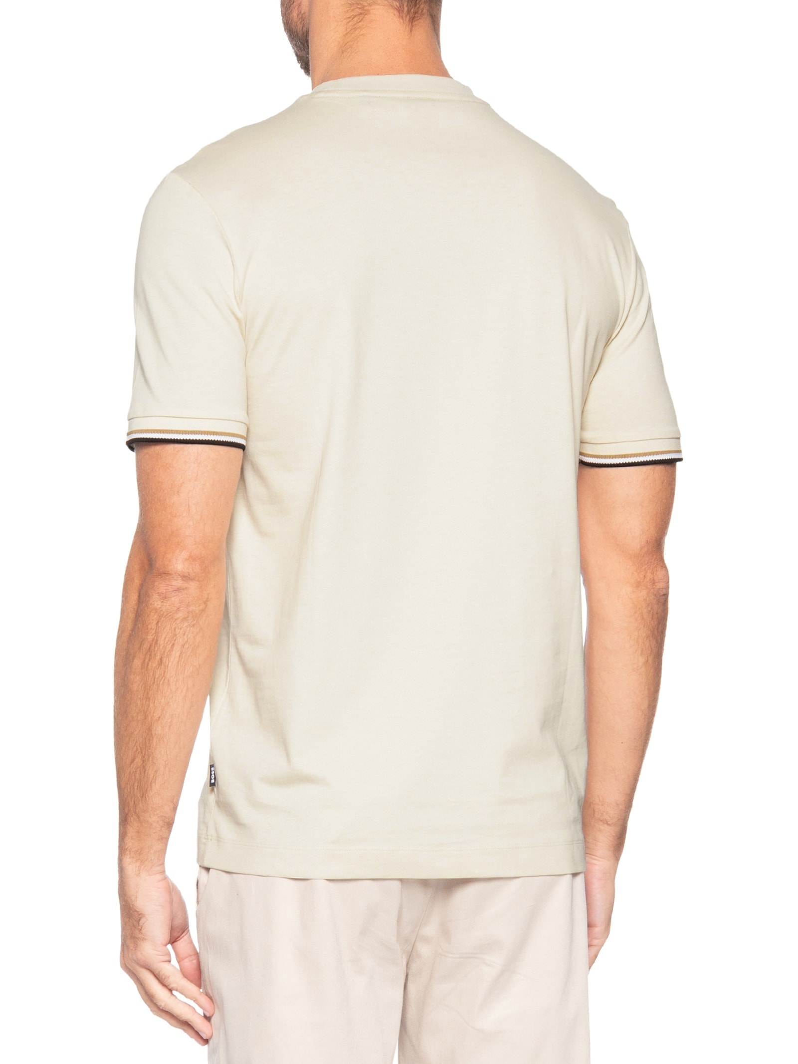 Camiseta Masculina Crew Neck Thompson 04 Branco Boss
