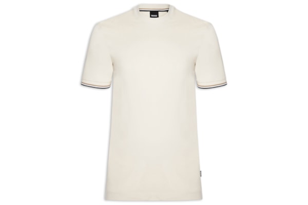 Camiseta Masculina Crew Neck Thompson 04 - Branco