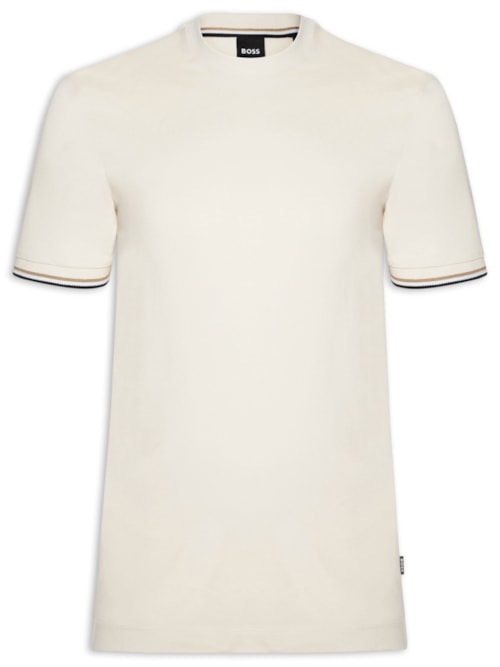 Camiseta Masculina Crew Neck Thompson 04 – Branco