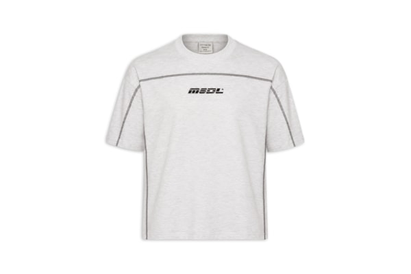 Camiseta Masculina Cropped Fit Graphic - Branco