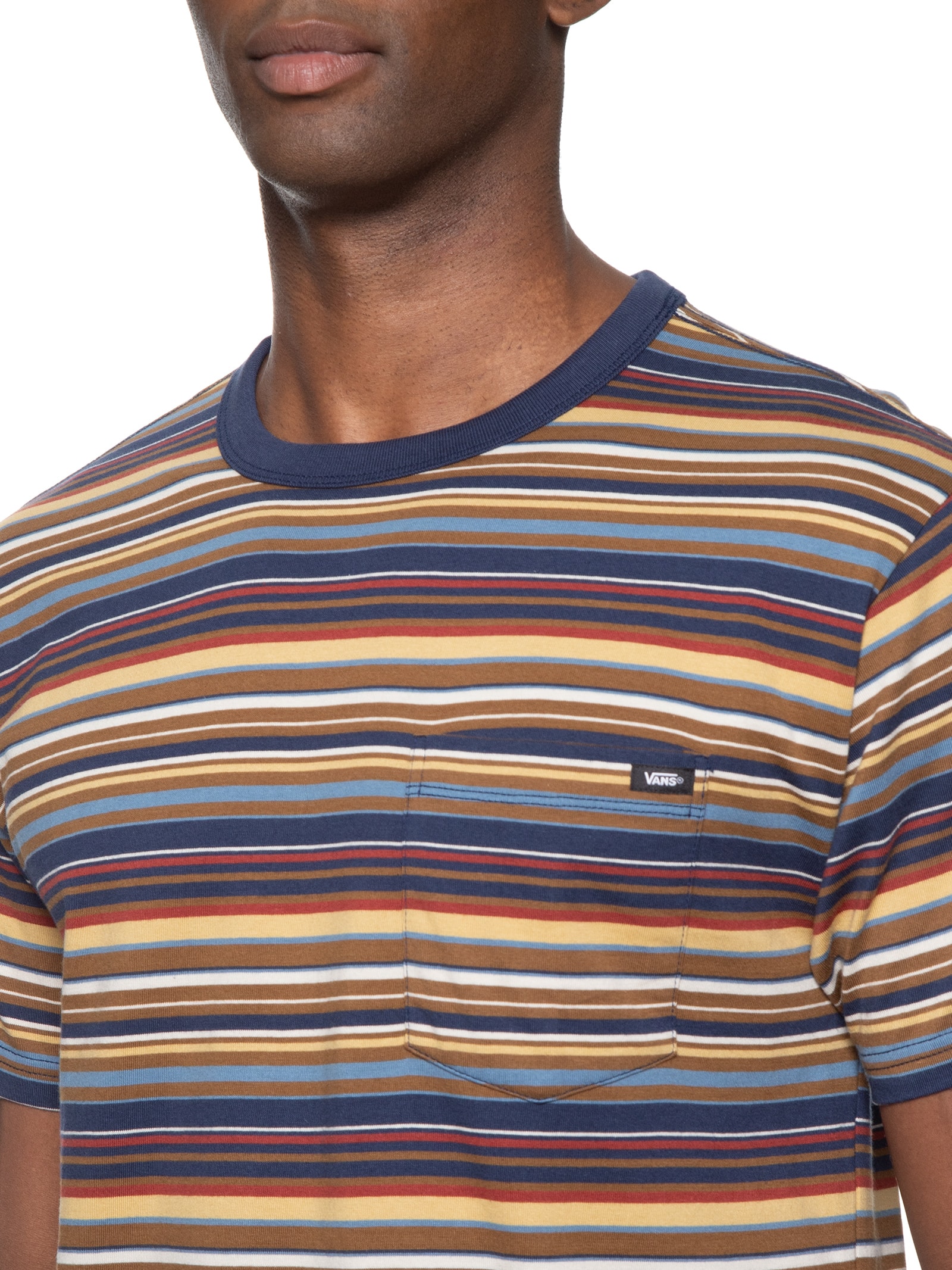 Camiseta Masculina Cullen Ss Marrom Vans