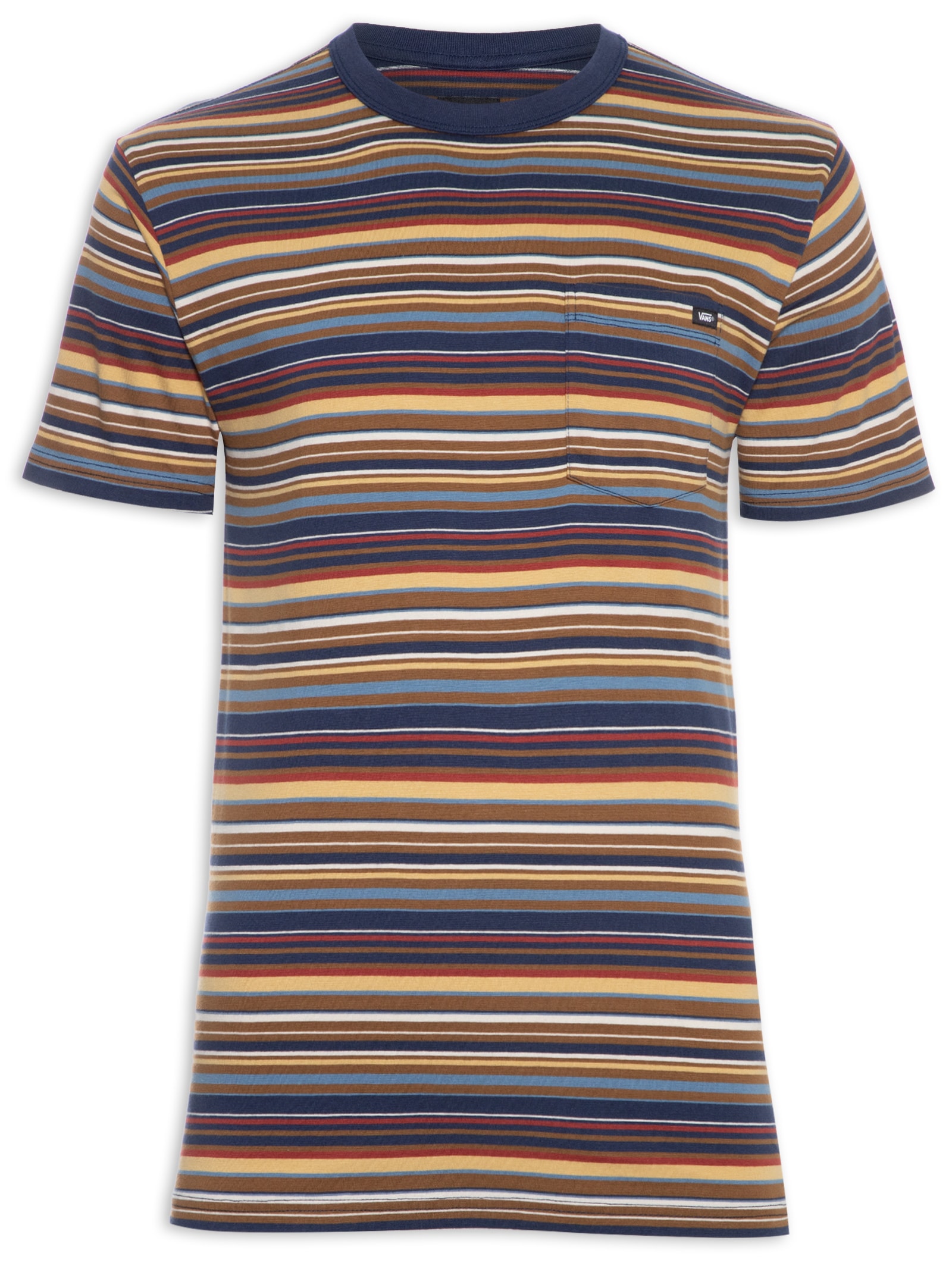 Camiseta Masculina Cullen Ss Marrom Vans