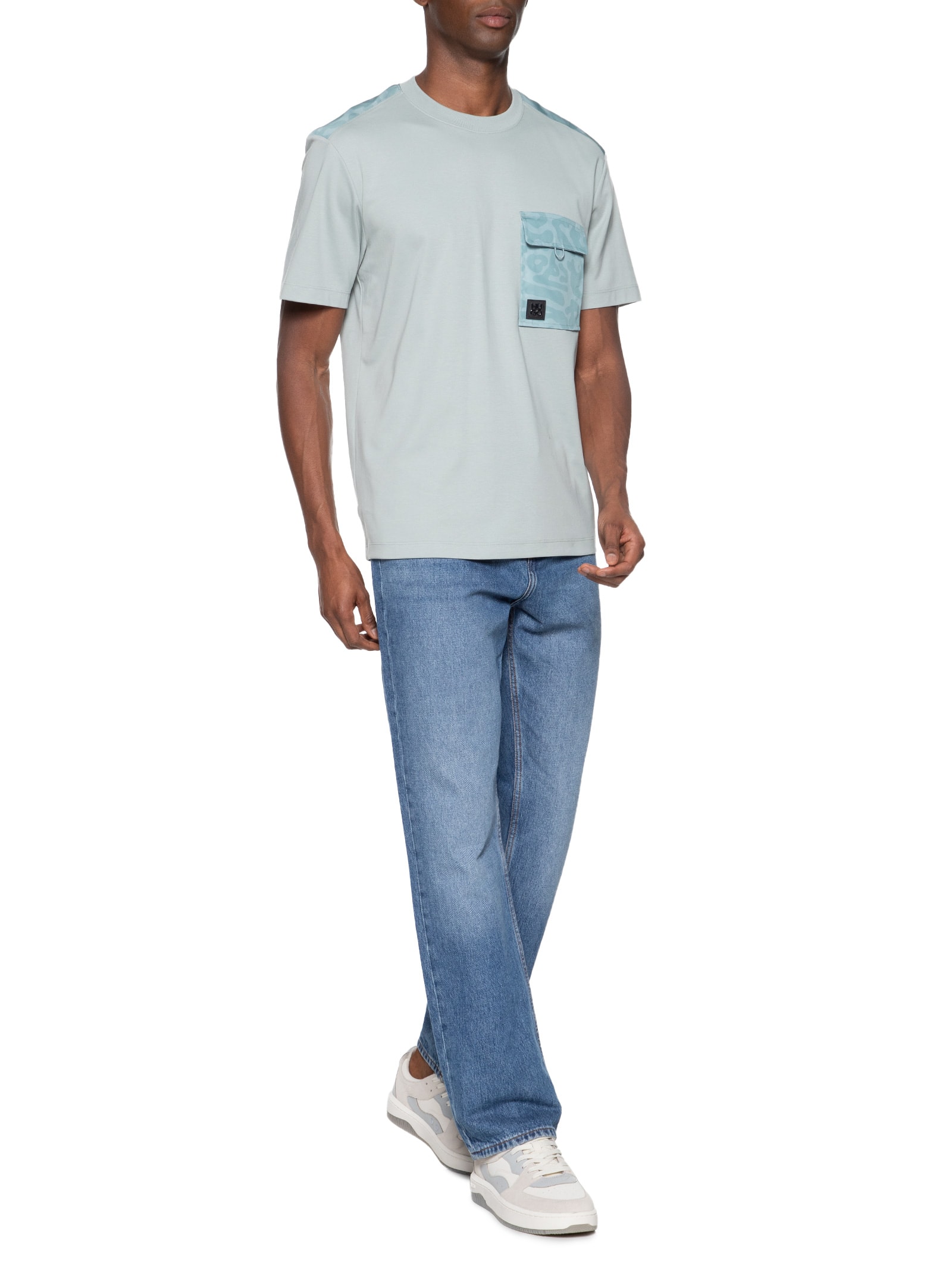 Camiseta Masculina Dabieno Verde  Hugo