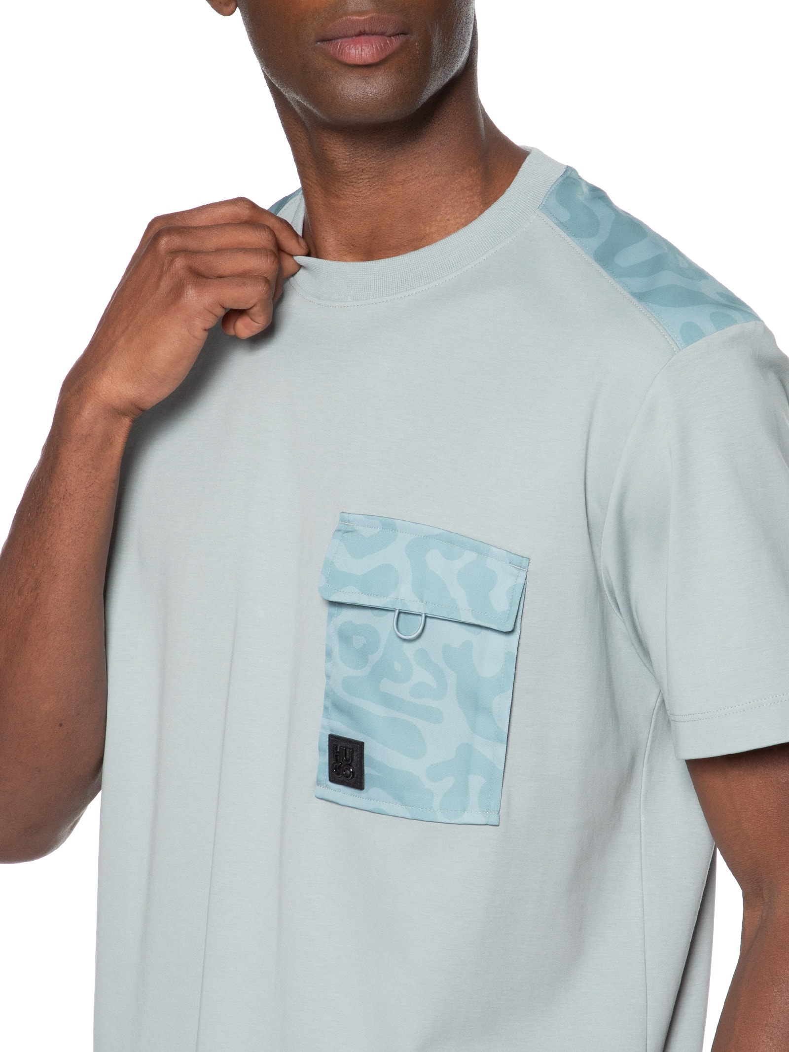 Camiseta Masculina Dabieno Verde  Hugo