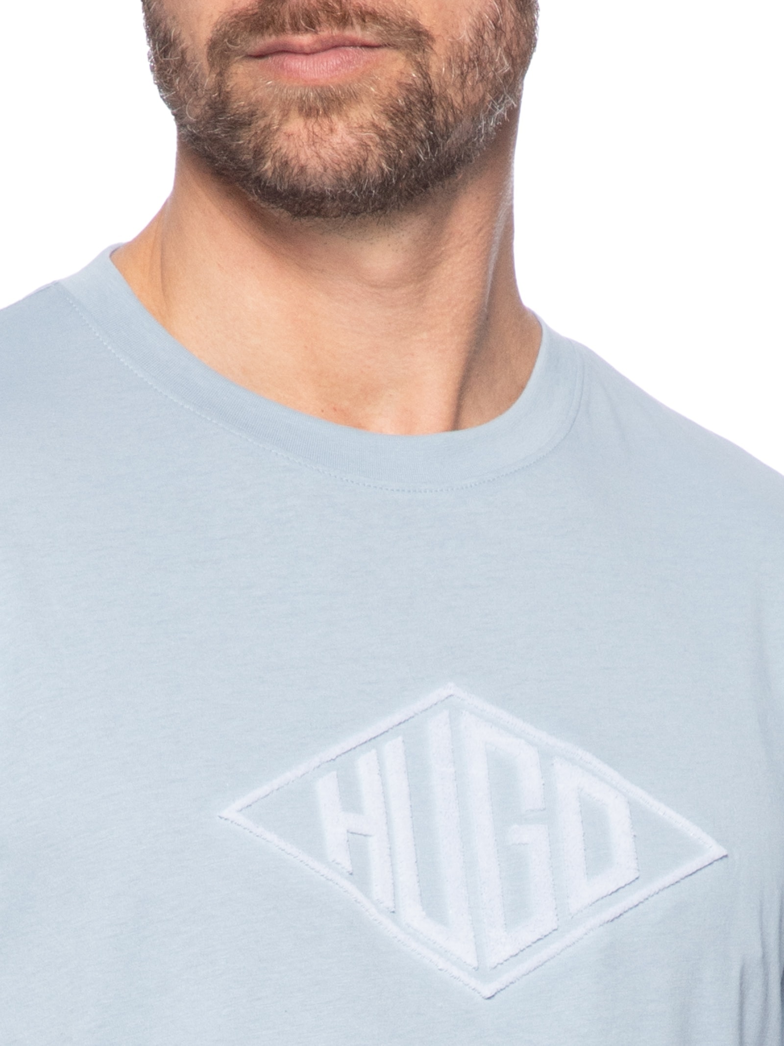 Camiseta Masculina Dalendi Azul Hugo