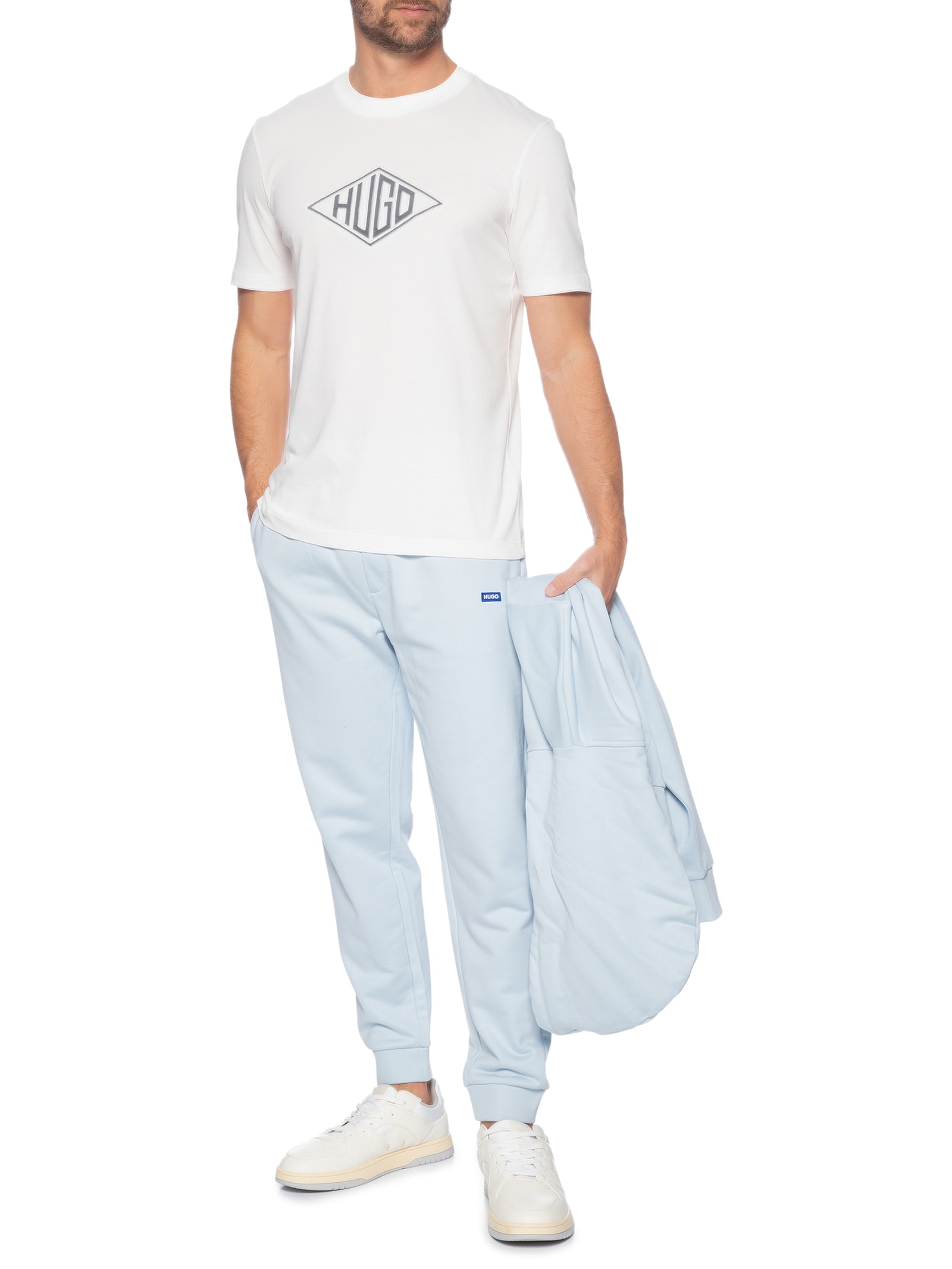 Camiseta Masculina Dalendi Off White Hugo