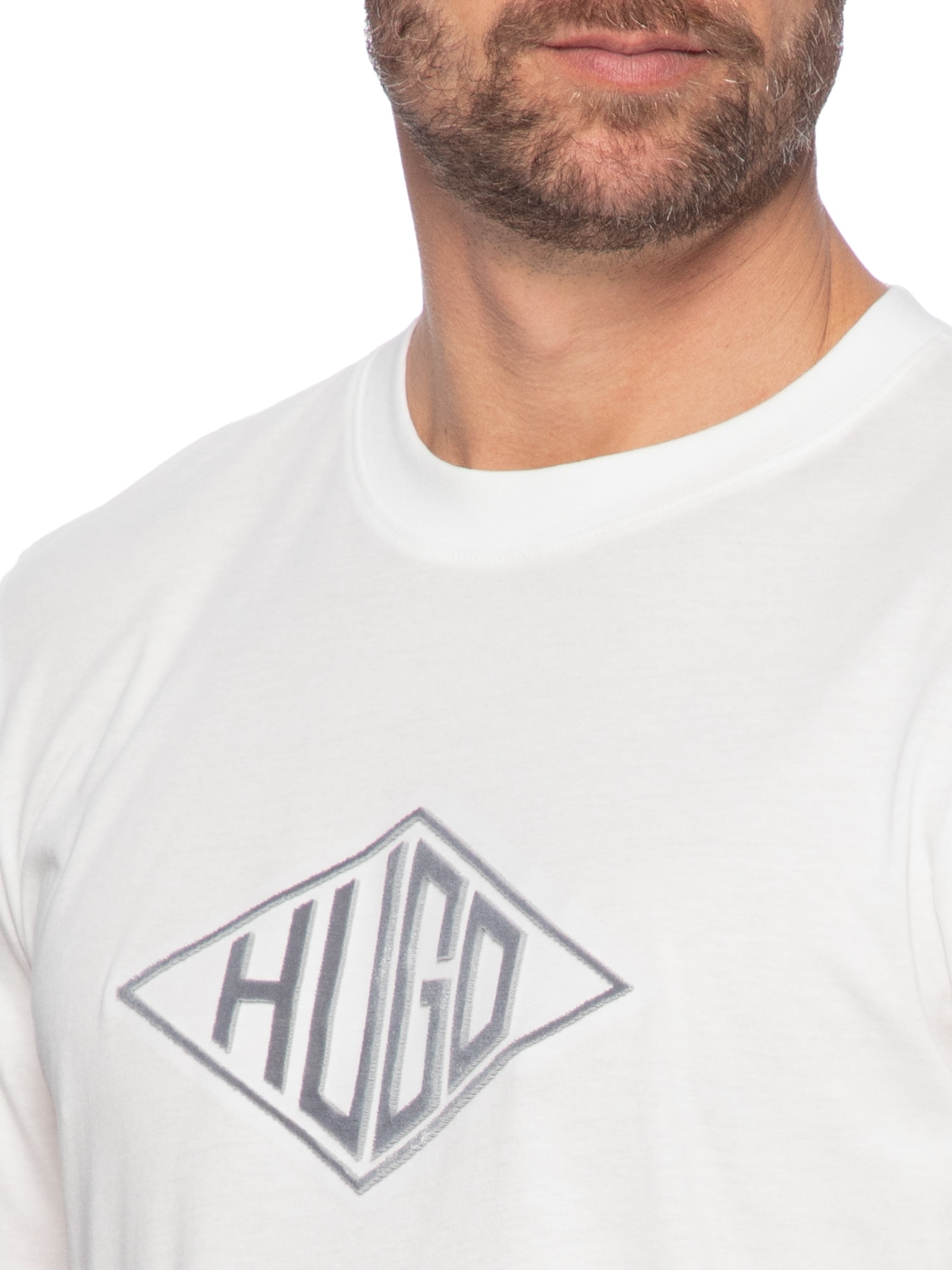 Camiseta Masculina Dalendi Off White Hugo