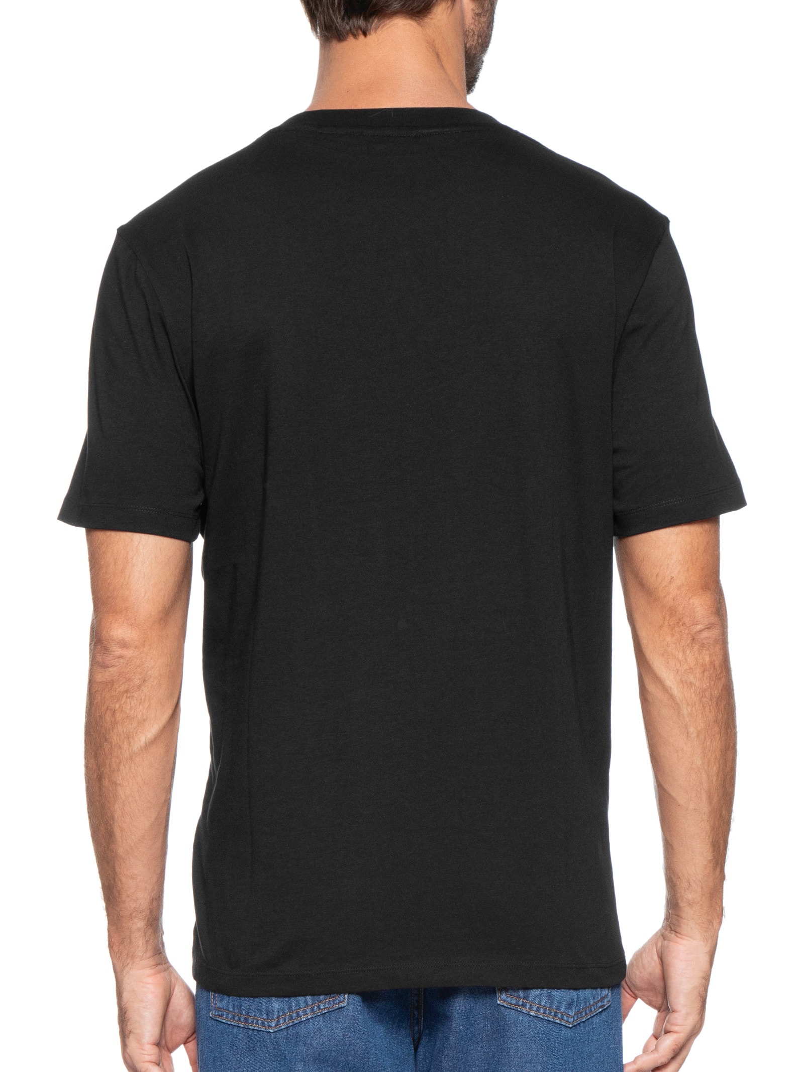 Camiseta Masculina Danda 10225143 01 Preto Hugo