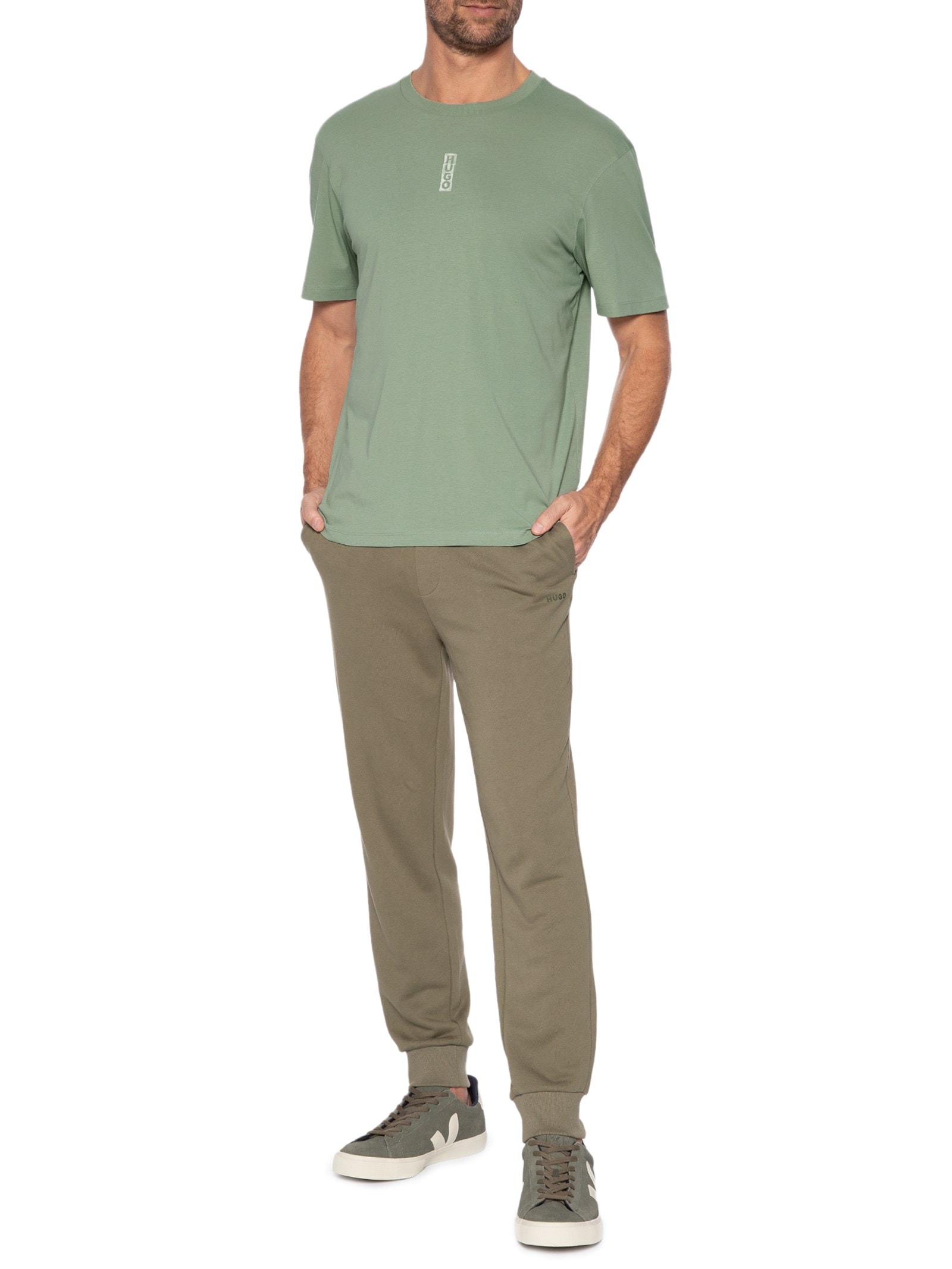 Camiseta Masculina Danden Verde Hugo