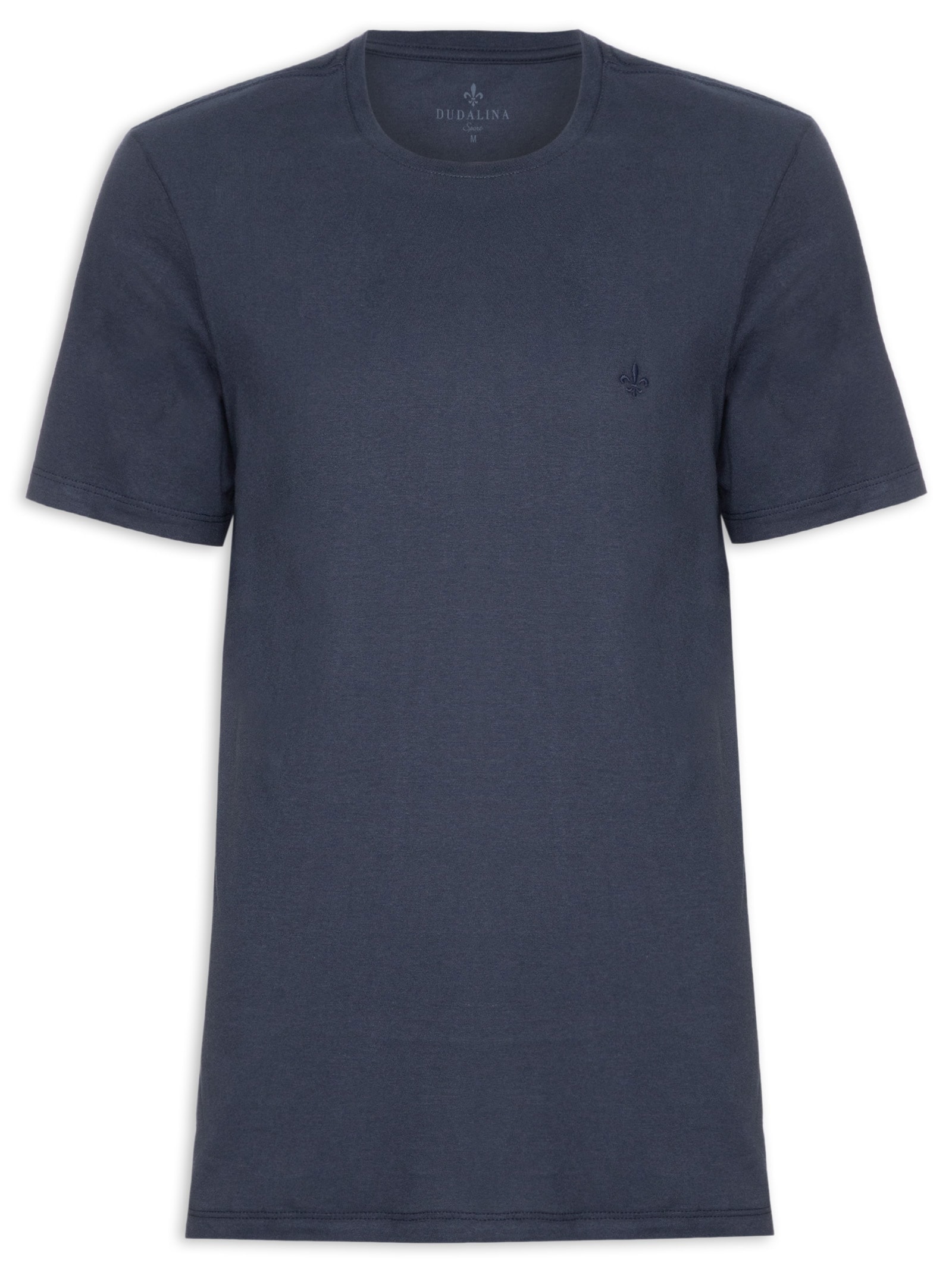 Camiseta Masculina Dc Básica Essenti Azul Dudalina