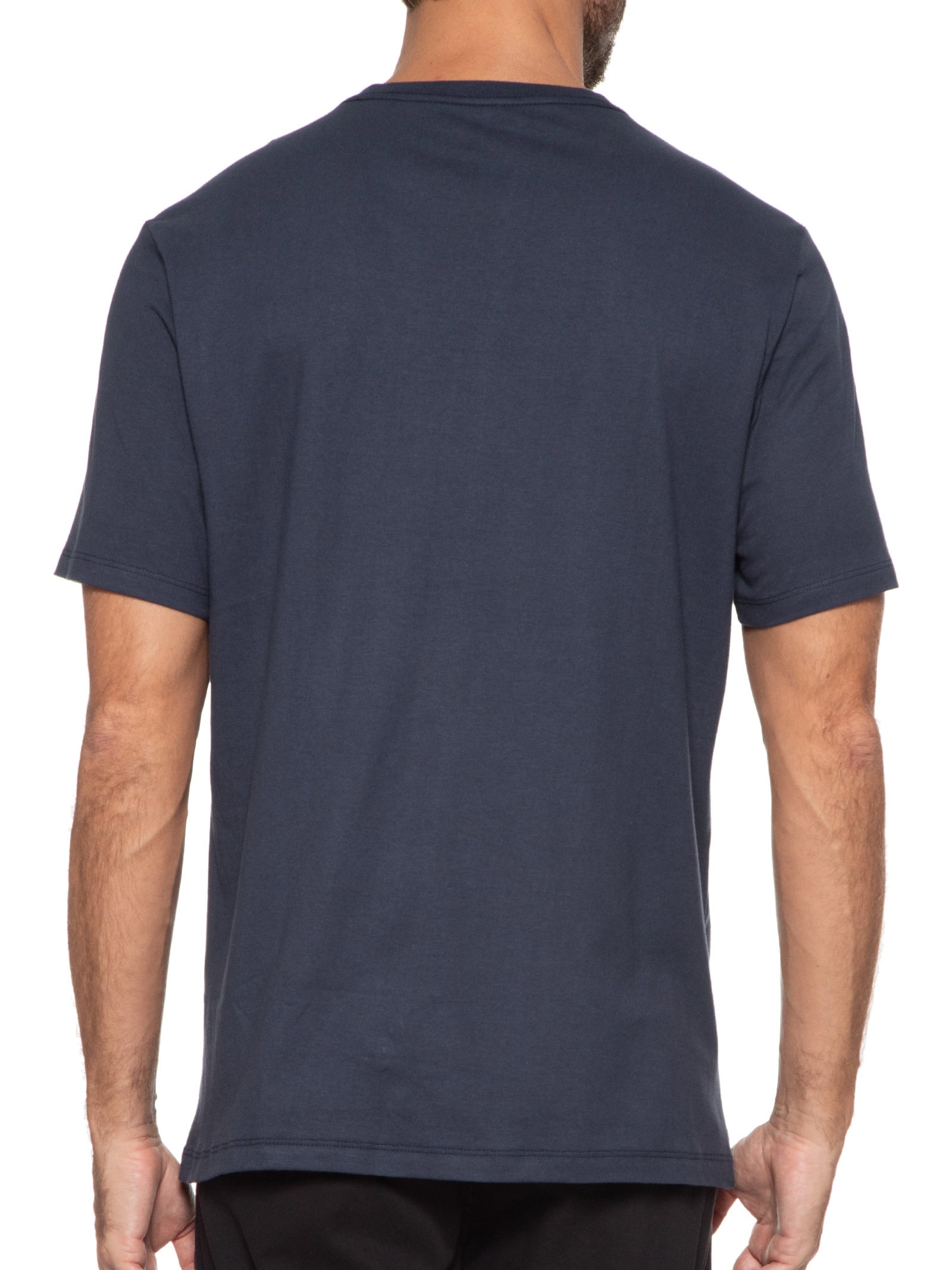 Camiseta Masculina Dc Básica Essenti Azul Dudalina