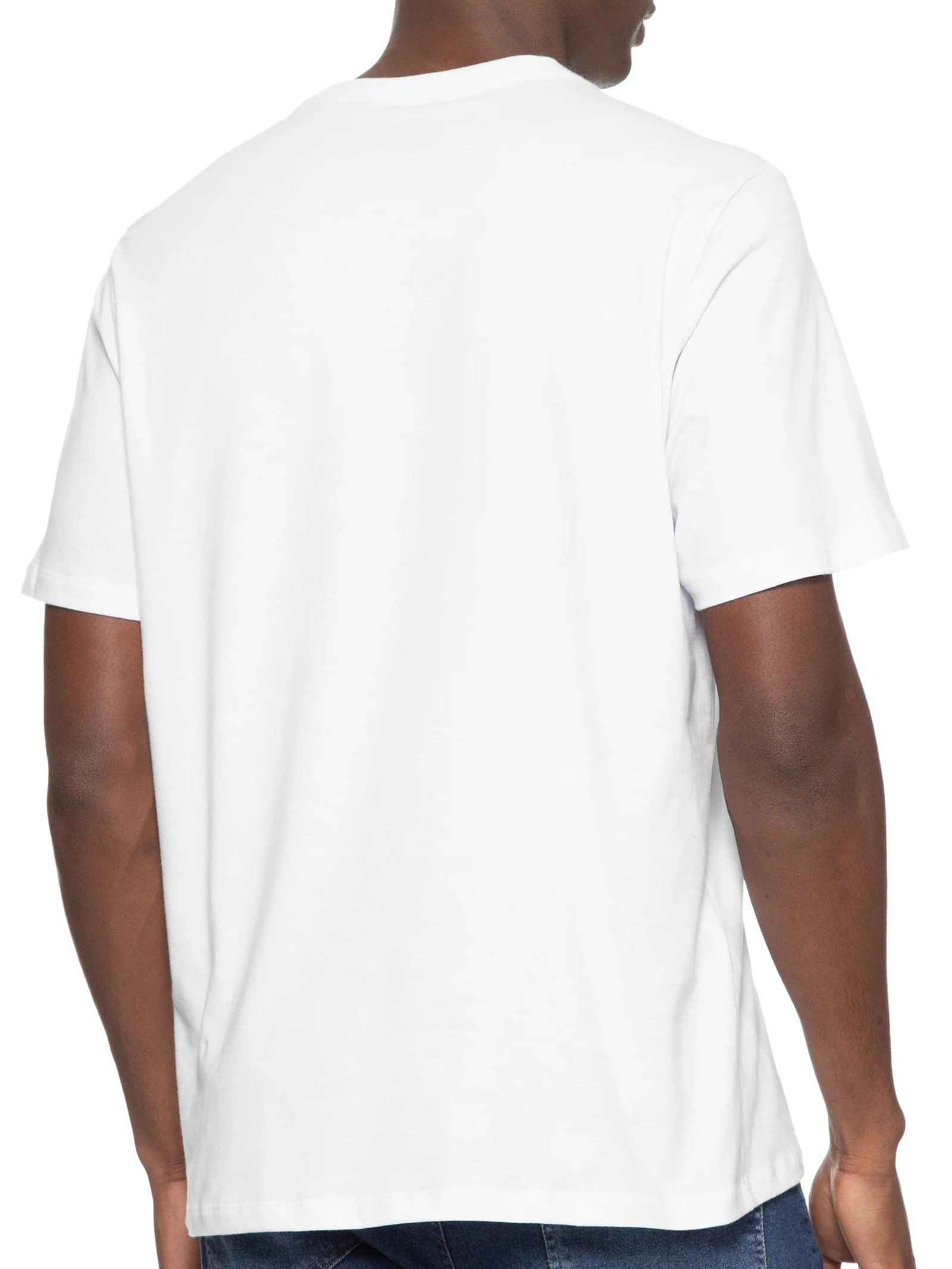 Camiseta Masculina DC Básica Essenti Branco Dudalina