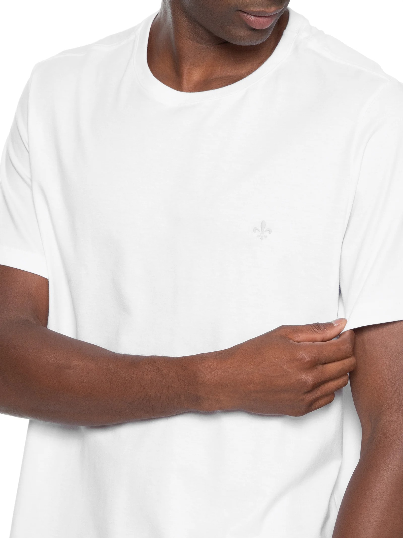 Camiseta Masculina DC Básica Essenti Branco Dudalina