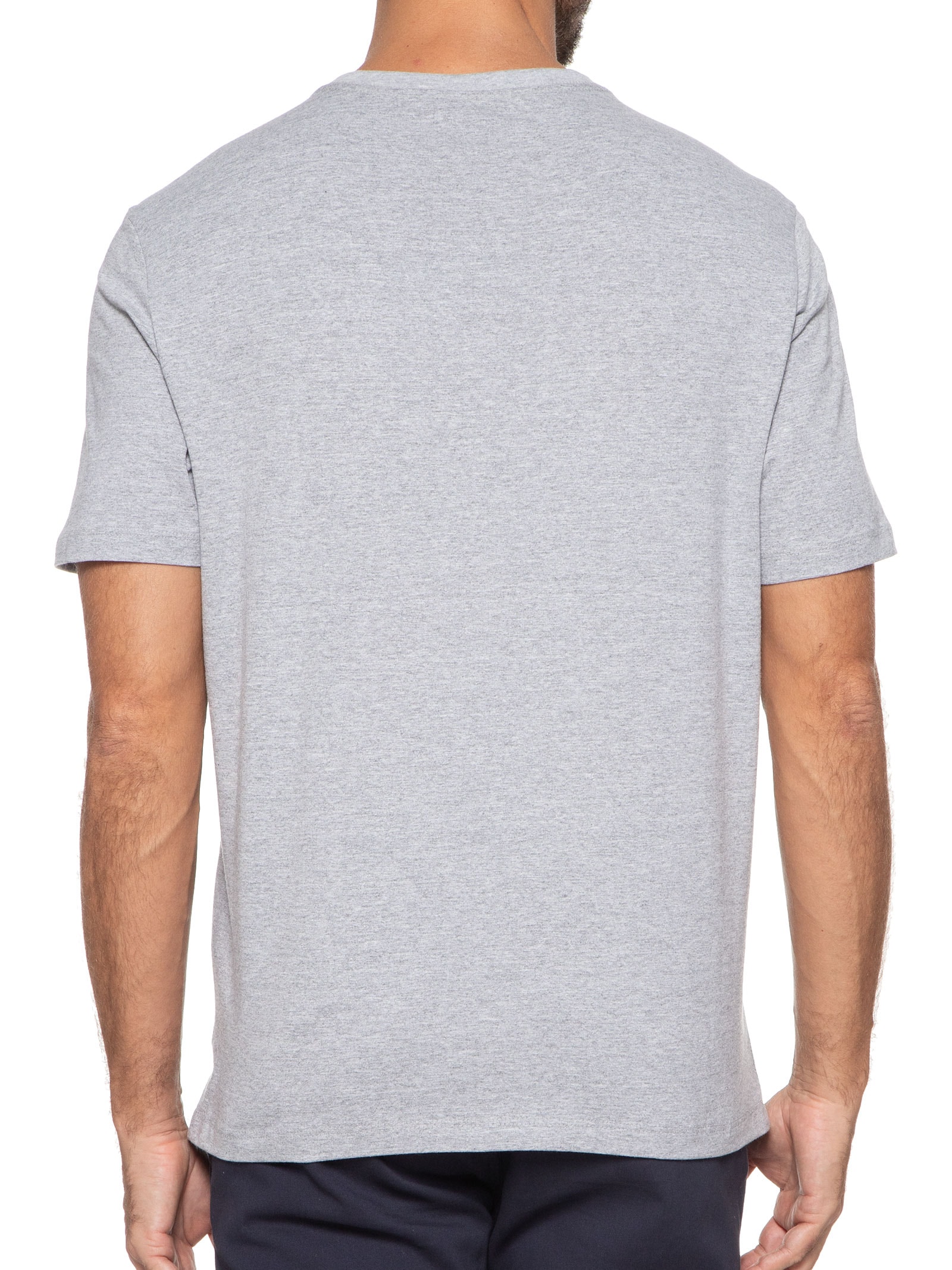 Camiseta Masculina Dc Básica Essenti Cinza Dudalina